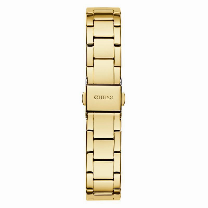 Guess Ladies Gold Tone Analog Watch