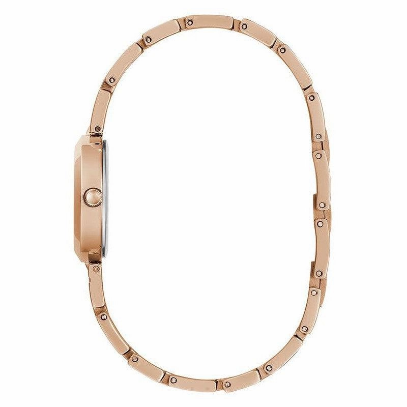 GUESS Ladies Rose Gold Tone Analog Watch GW0549L3