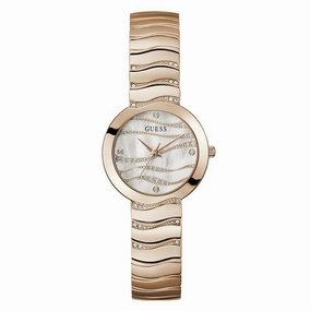 Guess Ladies Rose Gold Tone Analog Watch