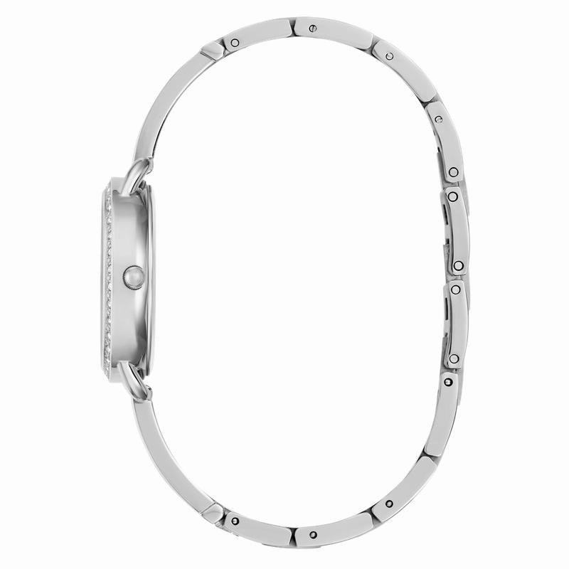 Guess Ladies Silver Tone Analog Watch