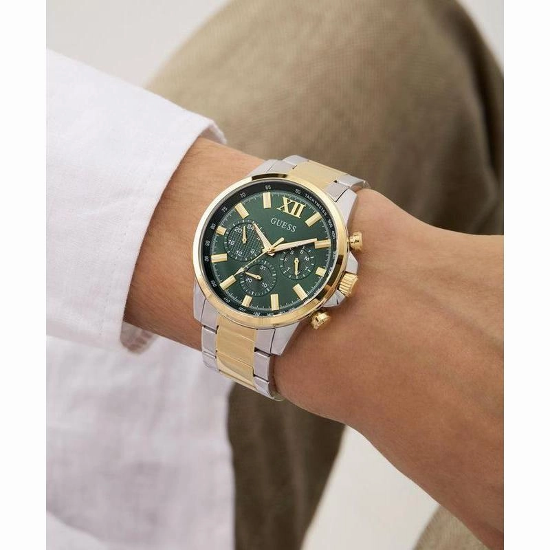 Guess Mens 2-Tone Multi-function Watch