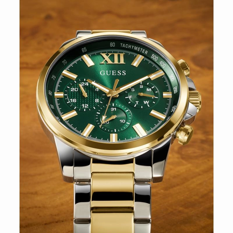 Guess Mens 2-Tone Multi-function Watch