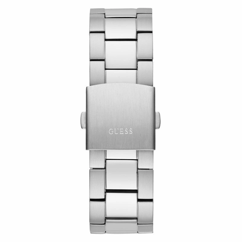 GUESS Mens Silver Tone Multi-function Watch GW0539G1