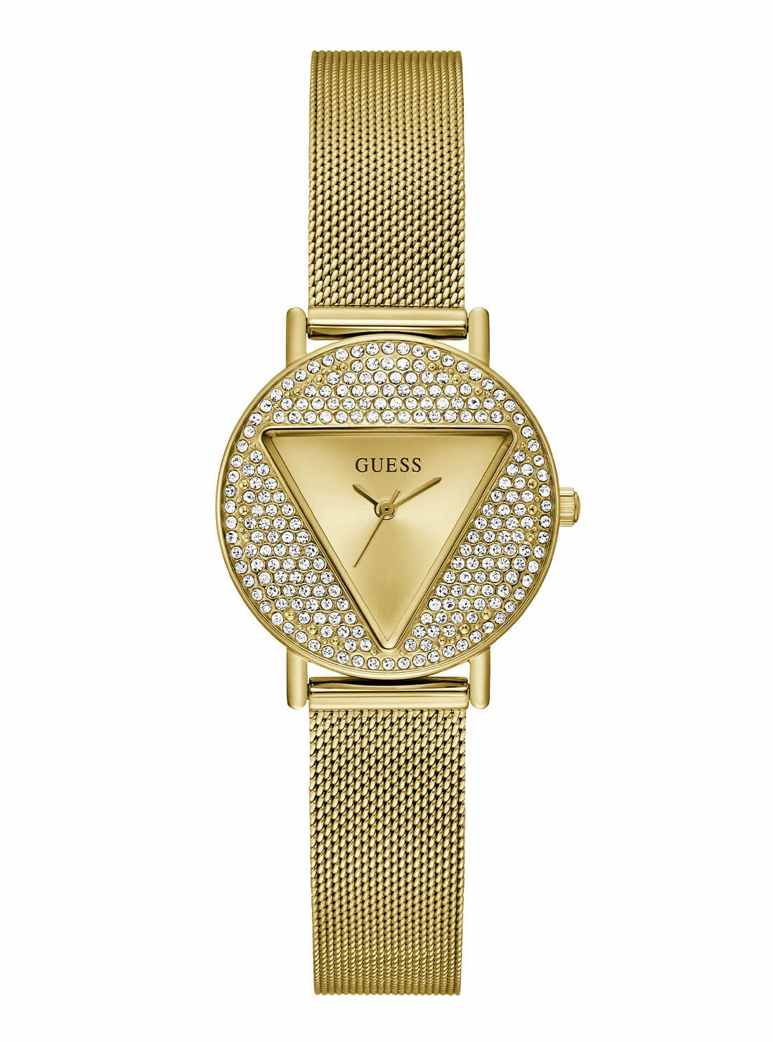 Guess Mini Gold Iconic Glitz Mesh Watch GW0671L2