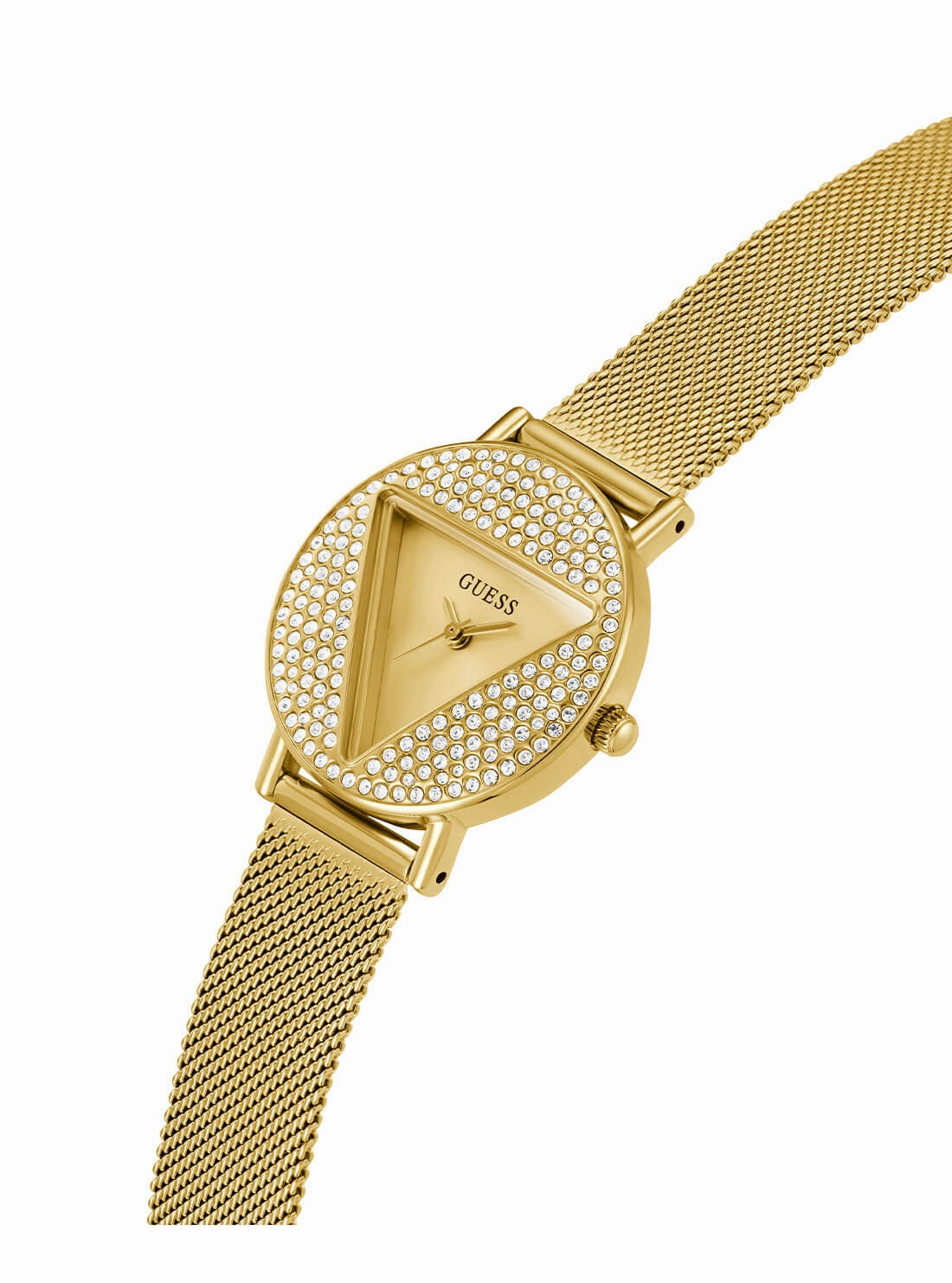 Guess Mini Gold Iconic Glitz Mesh Watch GW0671L2