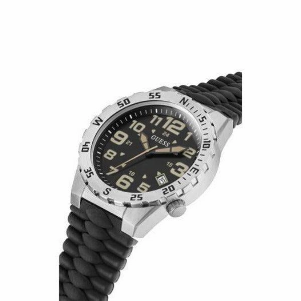 Guess Territory Silver Tone Date Gents Watch GW0322G1