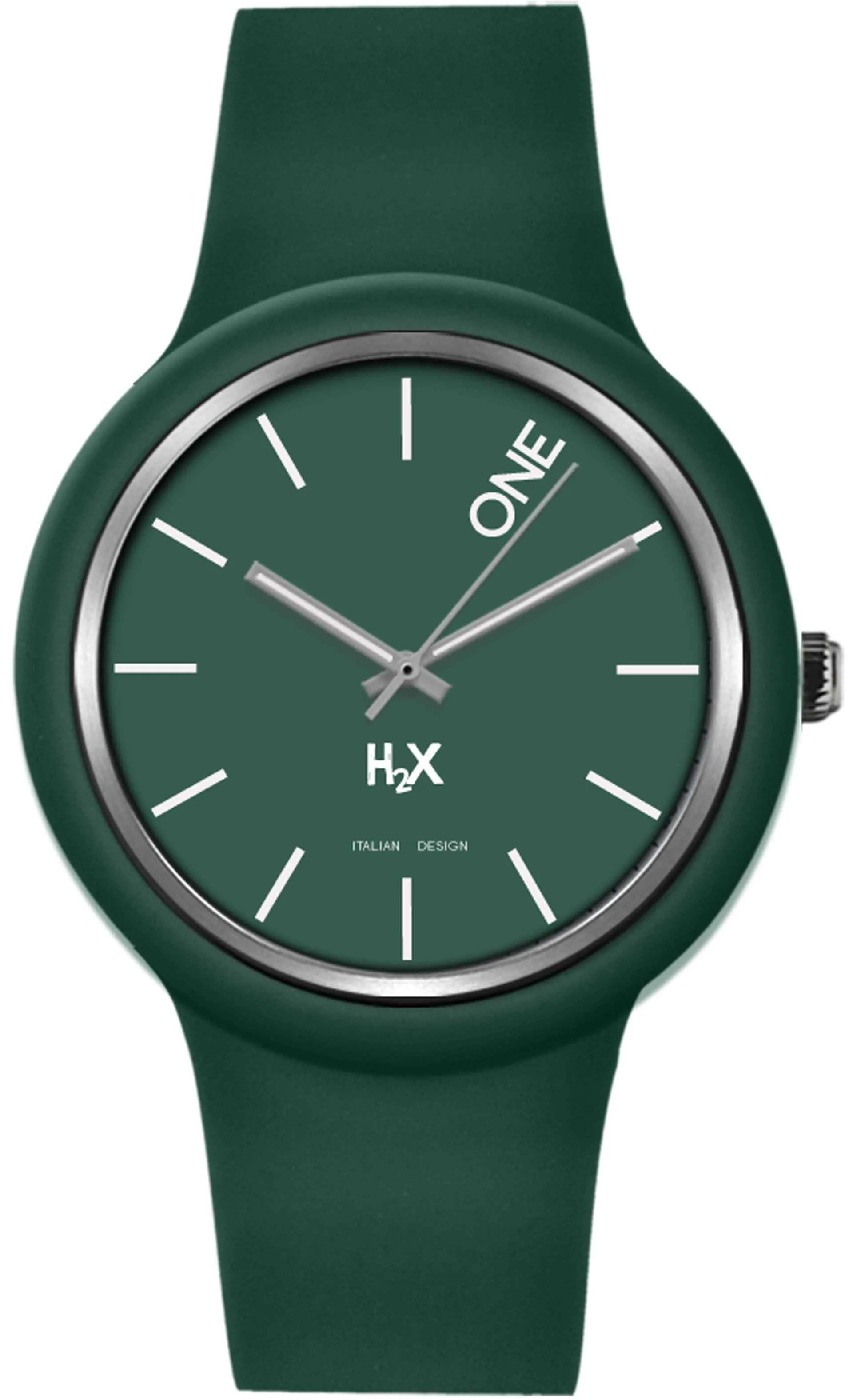 H2X One 42mm Gent Verde Unisex cod. P-SV430UV2