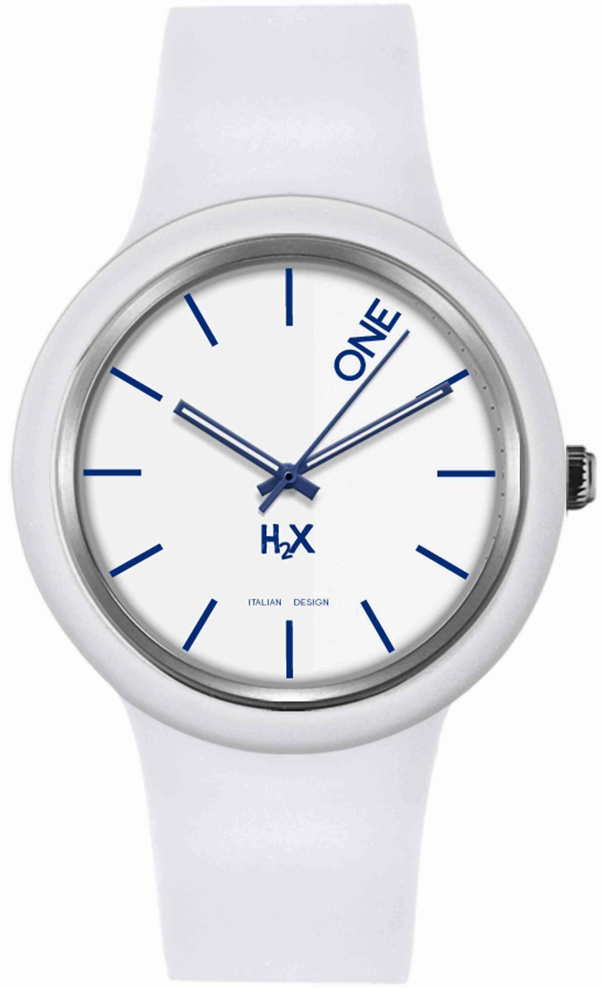 H2X One 42mm Gent Bianco Unisex cod. P-SW430UW1