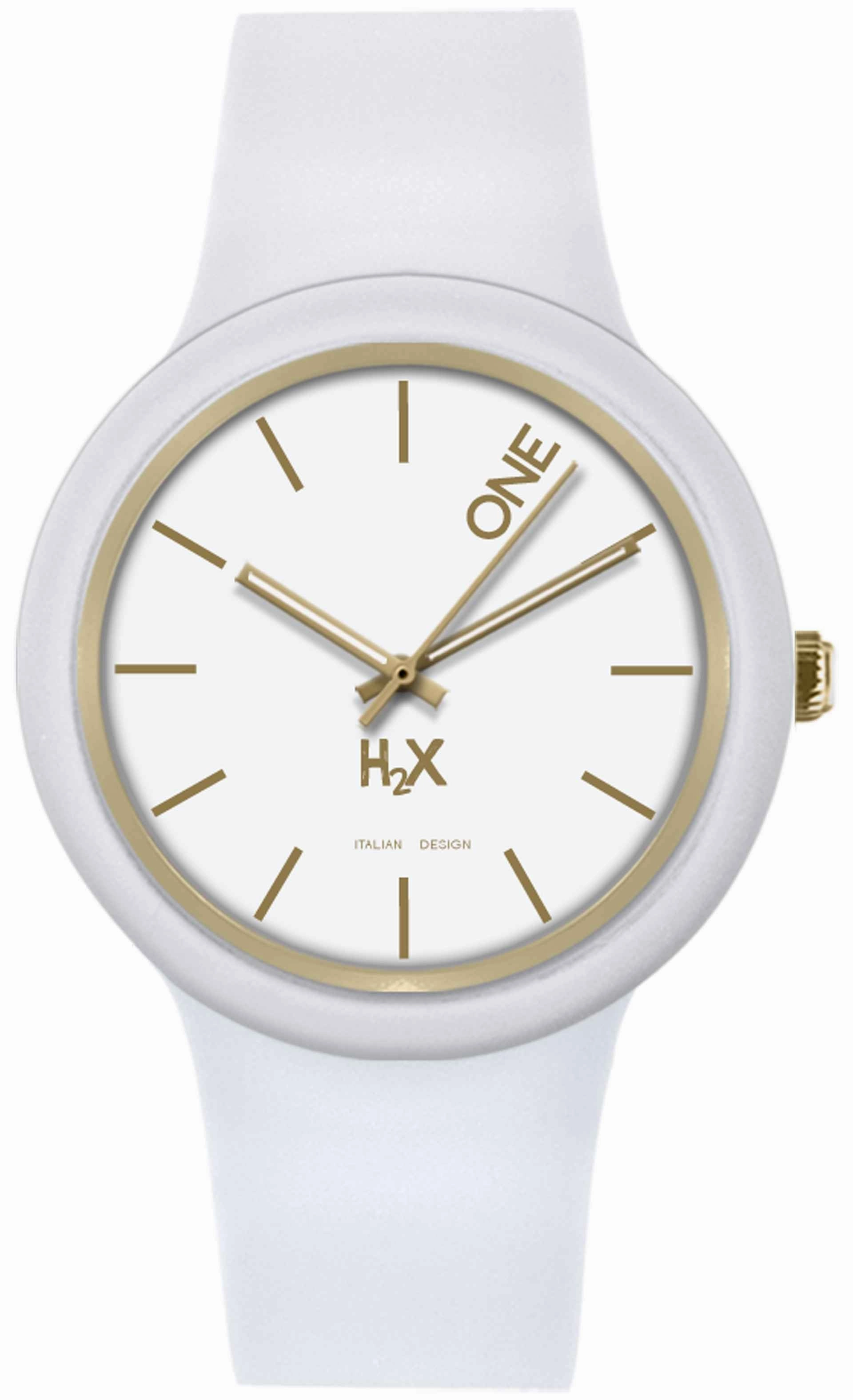 H2X One 42mm Gent Bianco Unisex cod. P-SW430UW2