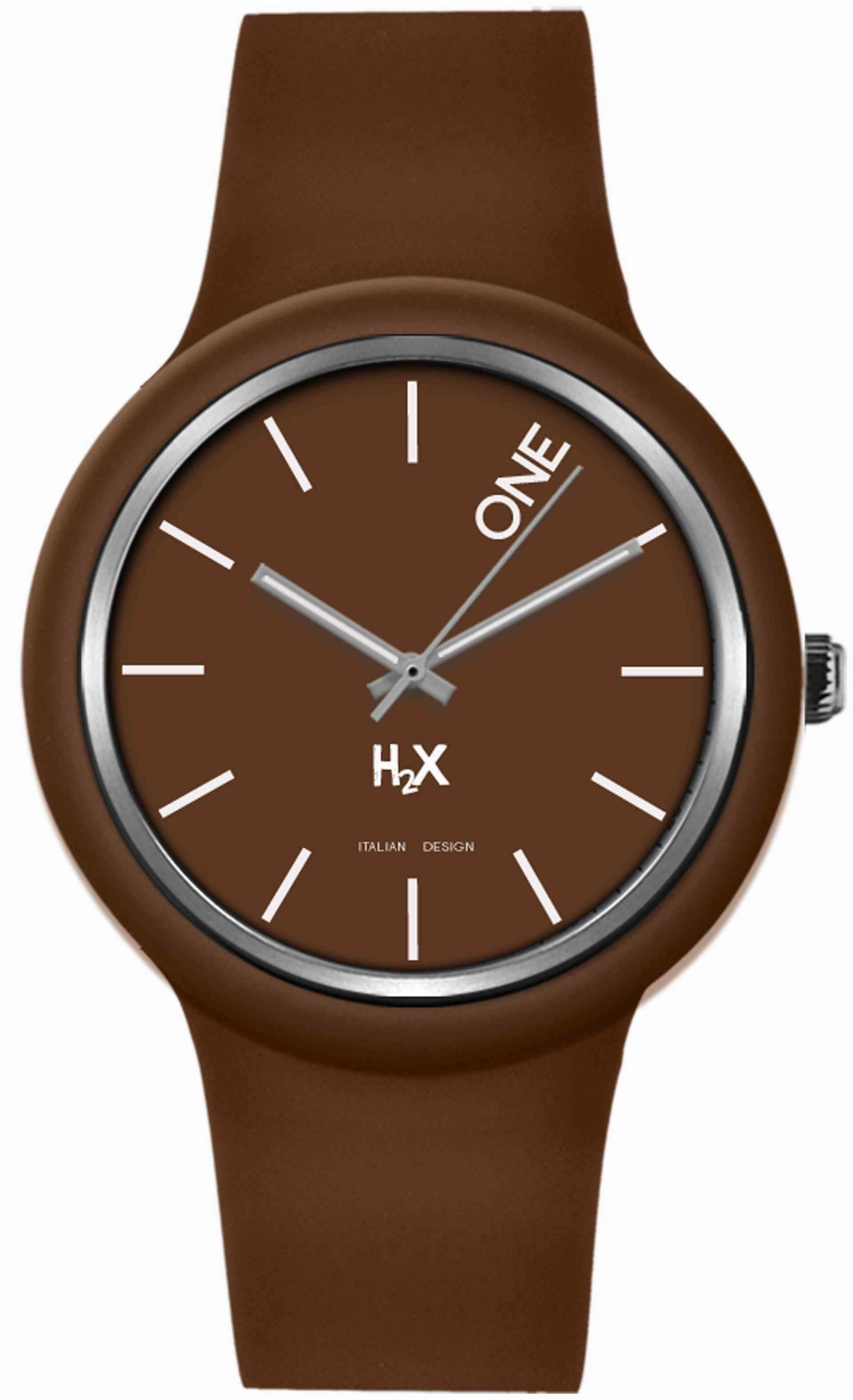 H2X One 42mm Gent Marrone Unisex cod. P-SM430UM3