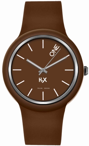 H2X One 42mm Gent Marrone Unisex cod. P-SM430UM3