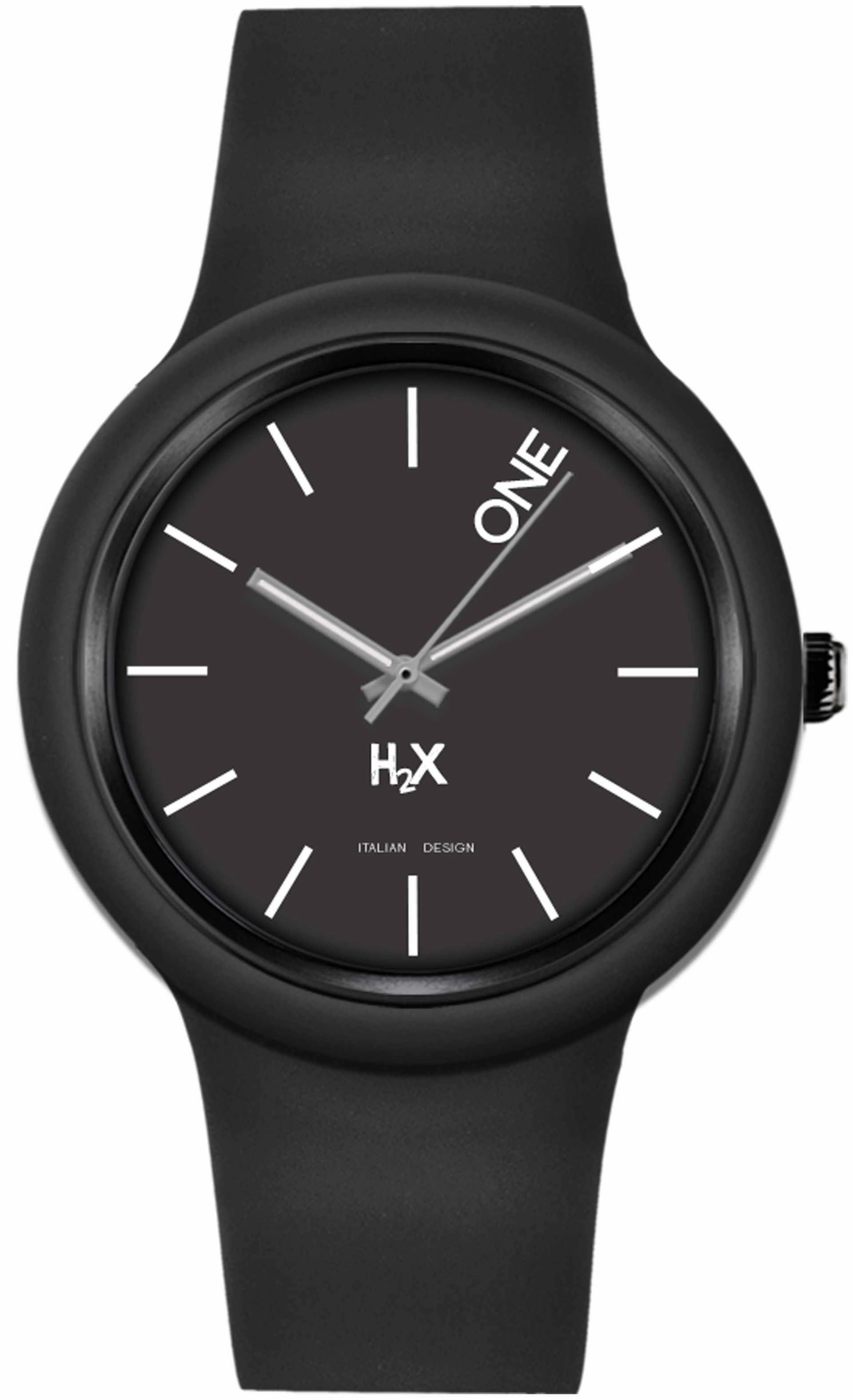 H2X One 42mm Gent Nero Unisex cod. P-SN430UN2