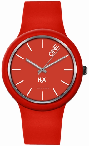 H2X One 42mm Gent Rosso Unisex cod. P-SR430UR2
