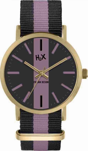 H2X Tidy 39mm Nero-Viola Unisex cod. P-FG415XL2