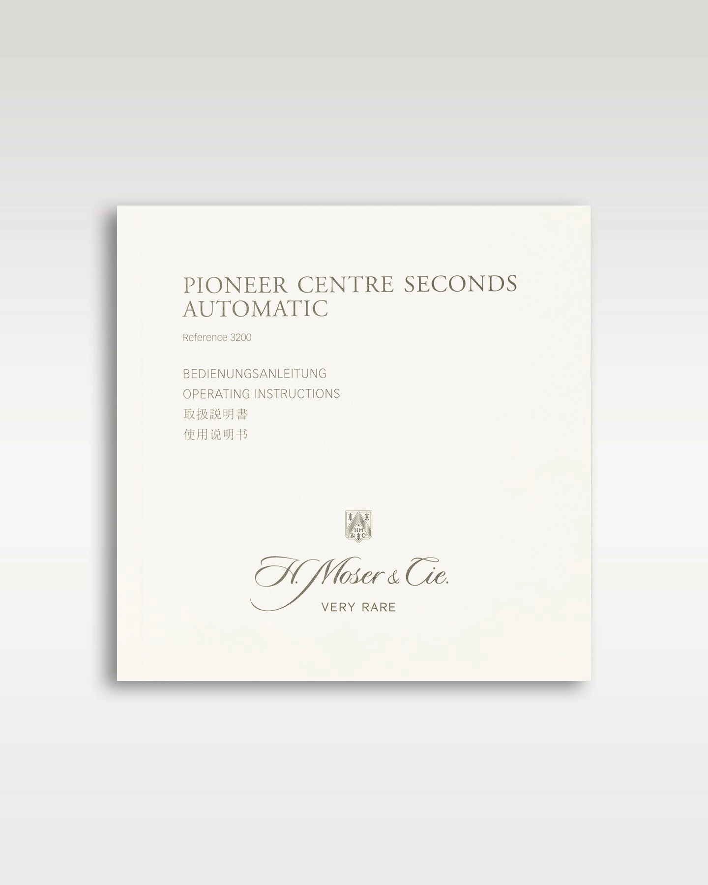 H.moser & Cie. Pioneer Centre Seconds 3200-1200