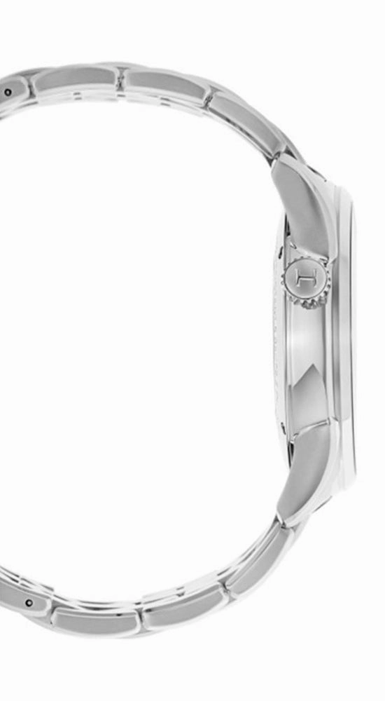 Hamilton Jazzmaster GMT Dual Time Zone World Time Automatic Steel Black Dial Date Mens Watch H32695131
