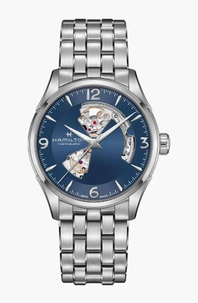 Hamilton Jazzmaster Open Heart Blue Dial  Men's Watch H32705141
