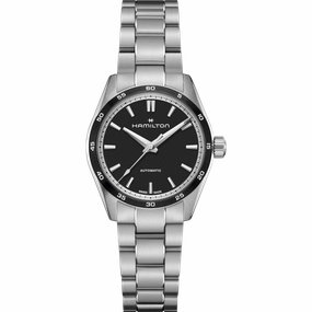 HAMILTON JAZZMASTER PERFORMER AUTO 34mm - Black Dial w SS Bracelet H36135130