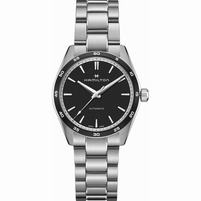 HAMILTON JAZZMASTER PERFORMER AUTO - Black Dial w SS Bracelet H36205130