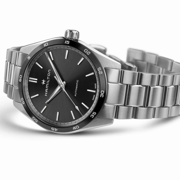 HAMILTON JAZZMASTER PERFORMER AUTO - Black Dial w SS Bracelet H36205130