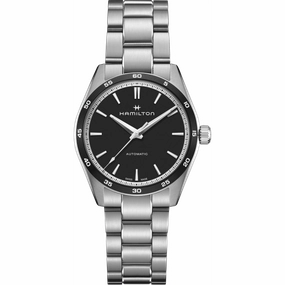 HAMILTON JAZZMASTER PERFORMER AUTO - Black Dial w SS Bracelet H36205130