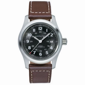Hamilton Khaki Field Auto 42MM Black Dial Men's Watch H70555533