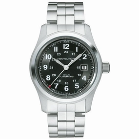 Hamilton Khaki Field Auto 42MM Black Dial Steel Men's Watch H70515137
