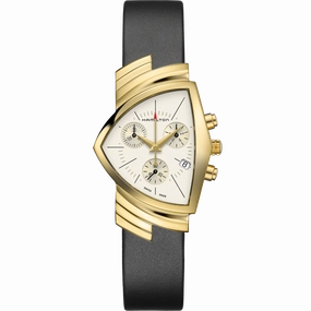 HAMILTON VENTURA CHR QTZ PVD SV BK LT H24422751