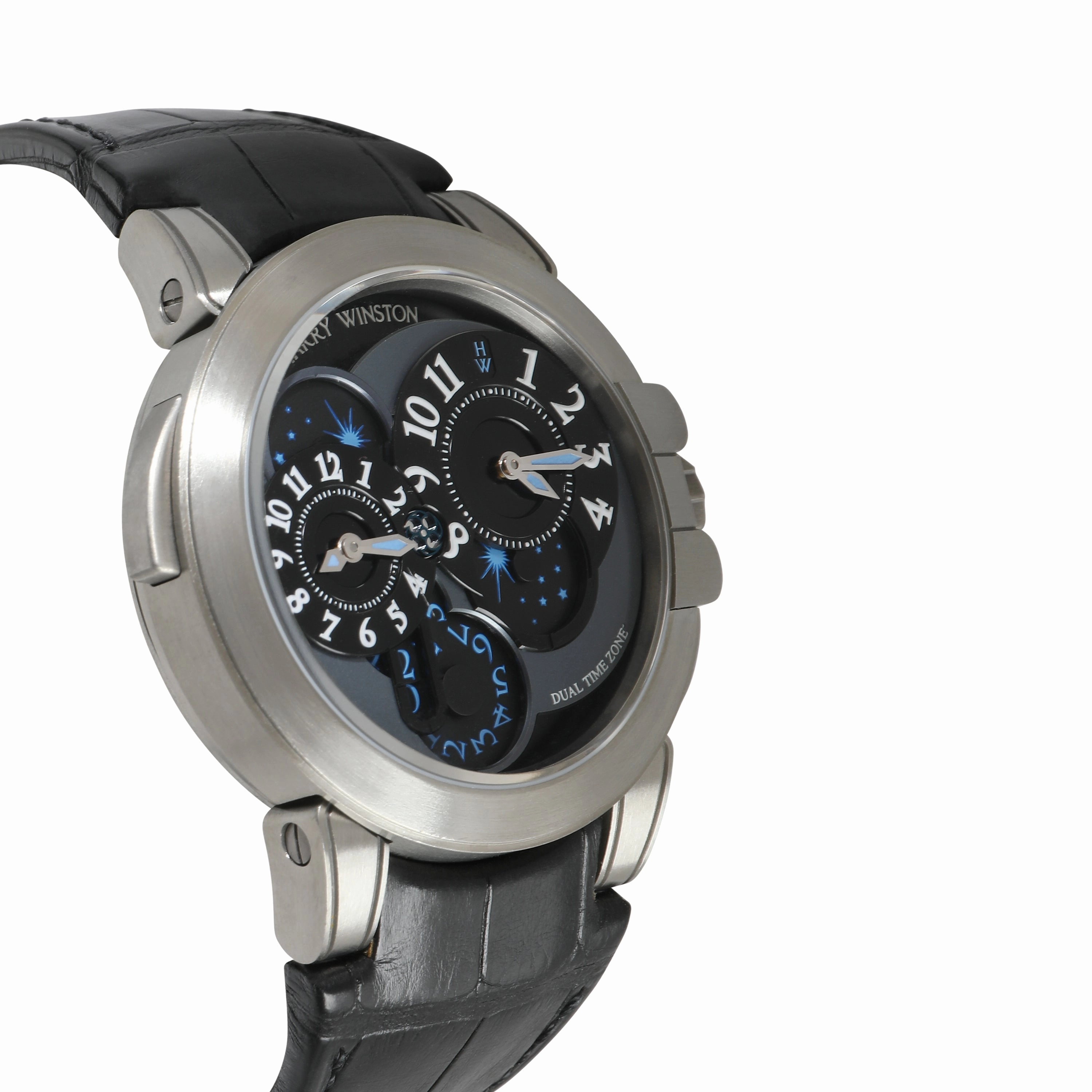 Harry Winston Ocean Dual-Time Project Z 400-MATZ44ZC.K1 Men's Watch in  Zalium
