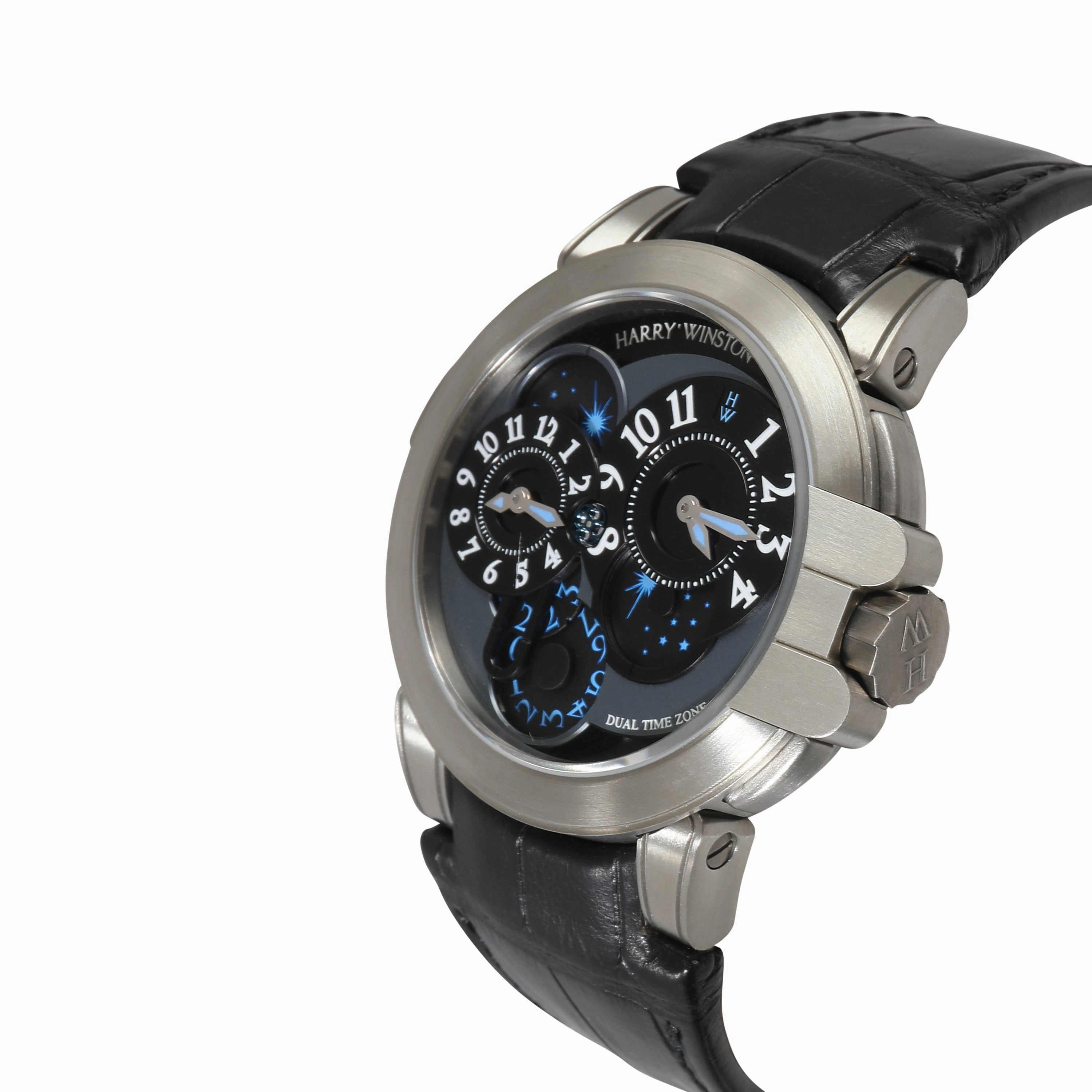 Harry Winston Ocean Dual-Time Project Z 400-MATZ44ZC.K1 Men's Watch in  Zalium