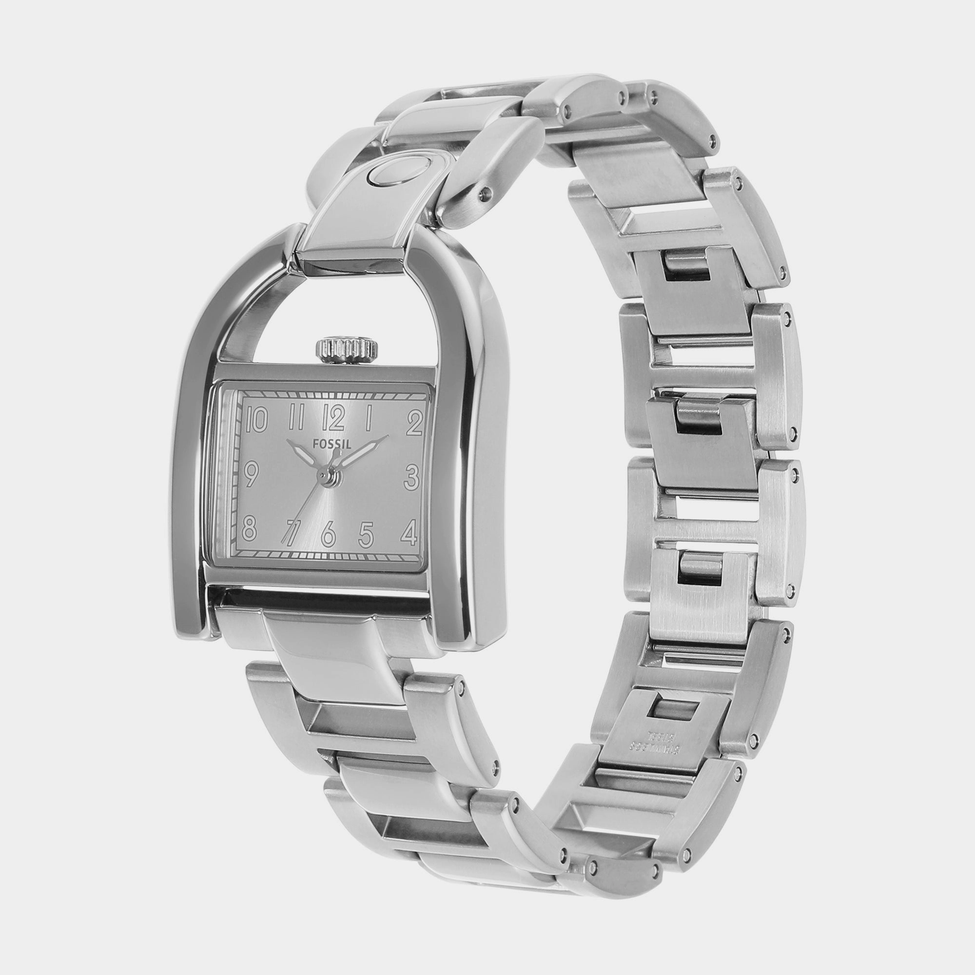 Harwell Women Quartz Silver Dial Analog Stainless Steel Watch ES5326