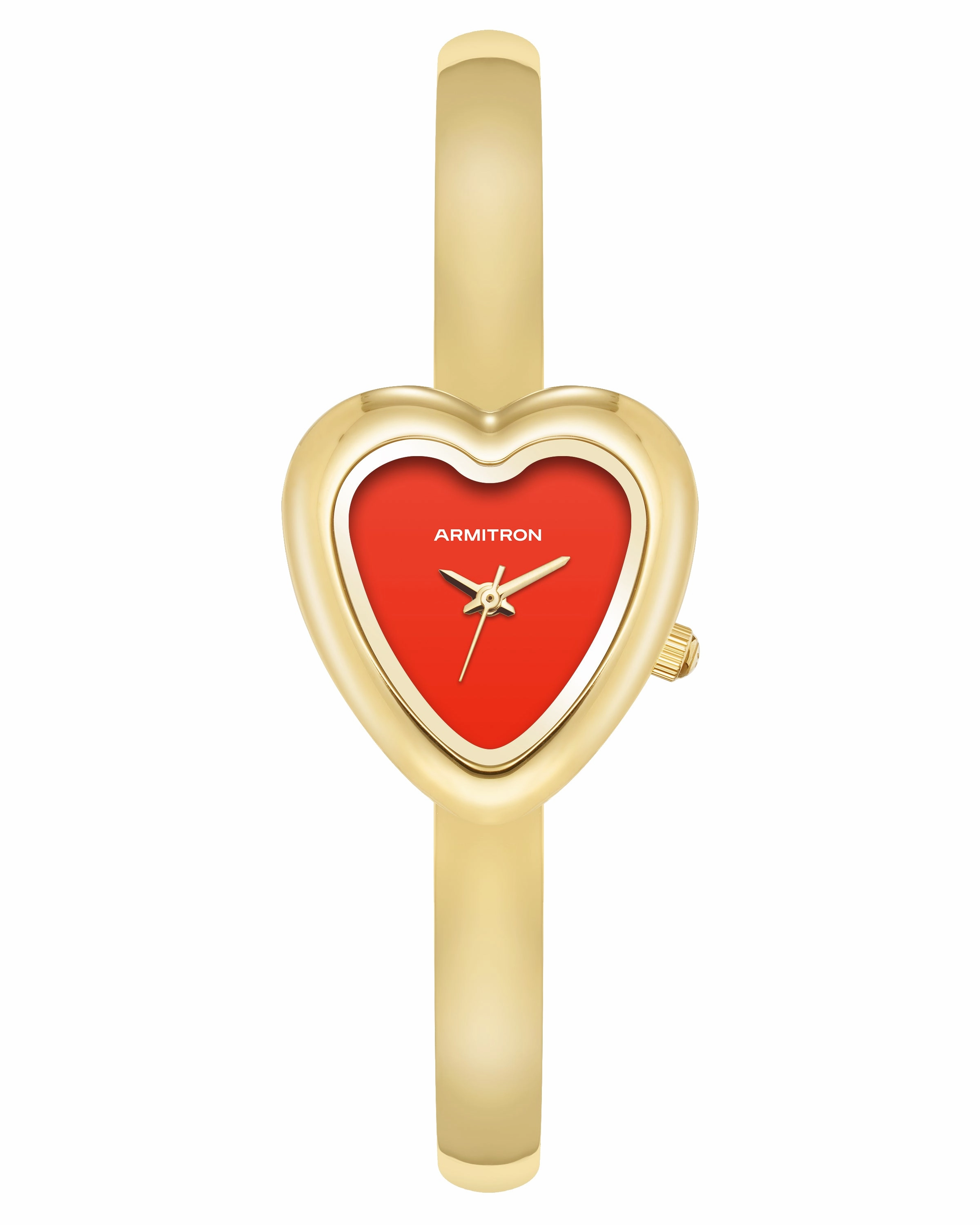 Heart Bangle? | 24.9mm, Gold/Red
