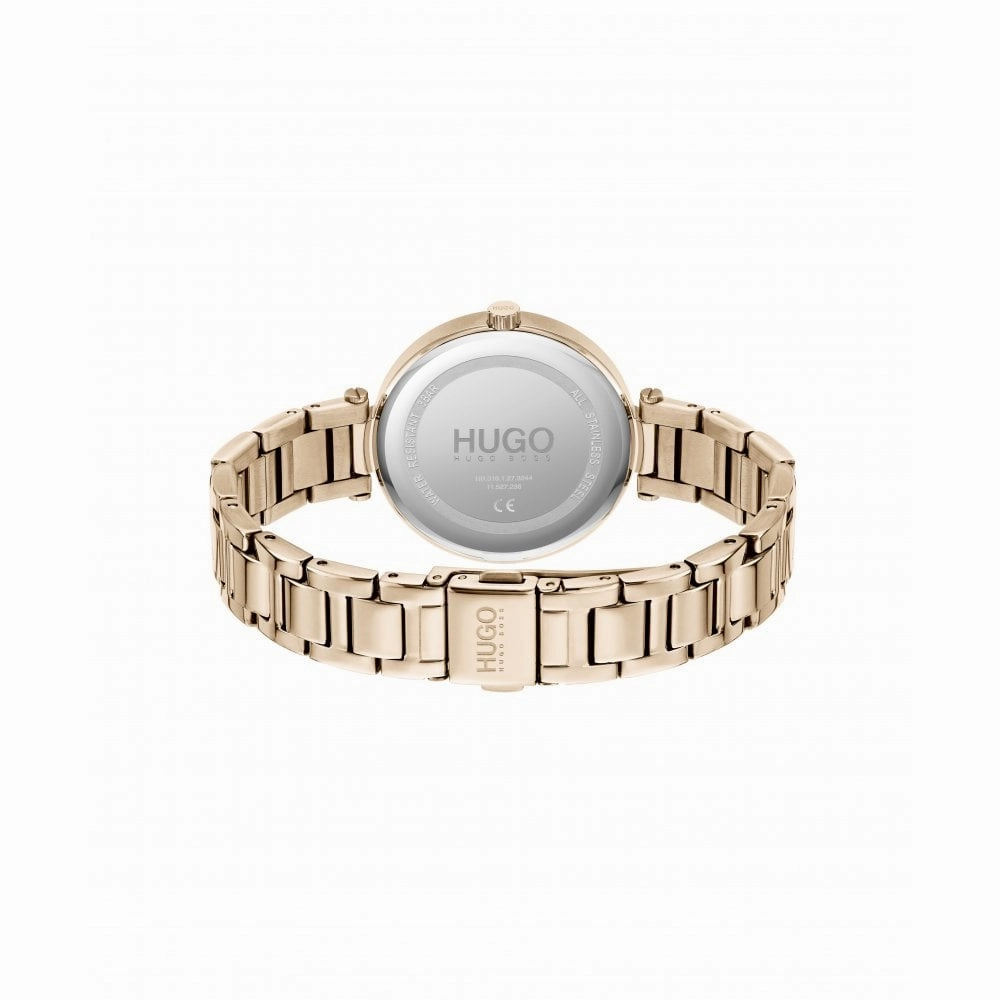 Hugo Carnation Gold Ladies Watch 1540087