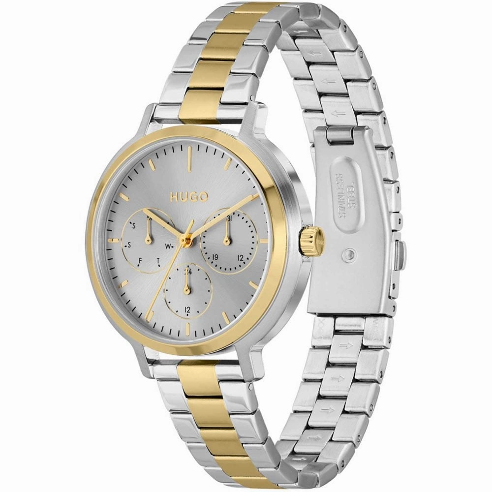 Hugo Ladies #Edgy Two Tone Watch 1540112