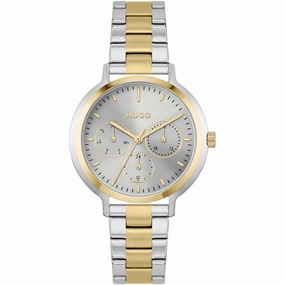 Hugo Ladies #Edgy Two Tone Watch 1540112
