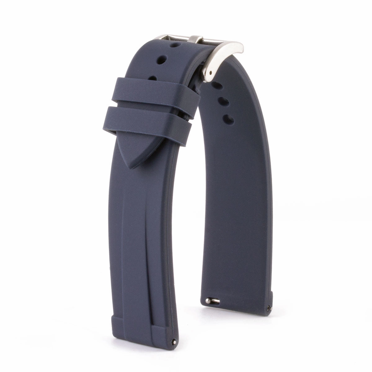 Interchangeable rubber watch band (black, grey, blue, green, kaki, brown...)