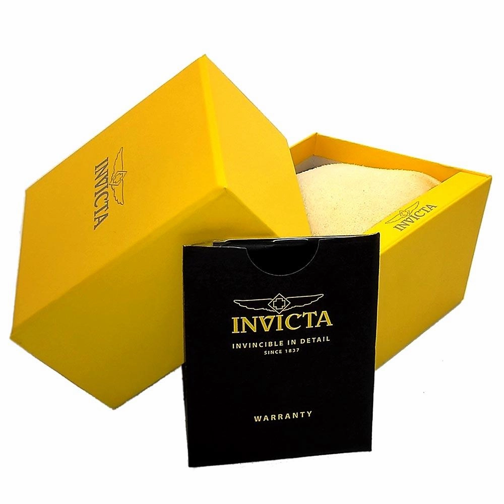 Invicta 22308 Men's Pro Diver Chronograph Gold Dial Yellow Gold Steel & Silicone Strap Watch