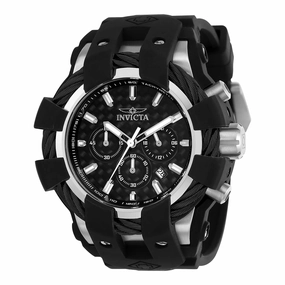 Invicta 23855 Men's Bolt Sport Black Bezel Black Carbon Fiber Dial Chronograph Dive Watch
