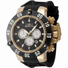 Invicta Men's Chronograph Watch - Subaqua Noma VIII Black Silicone Strap | 47330