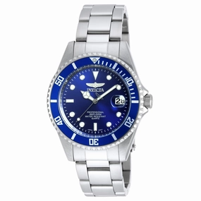 Invicta Men's Stainless Steel Quartz Watch - Pro Diver Blue Dial Bracelet | 9204OB
