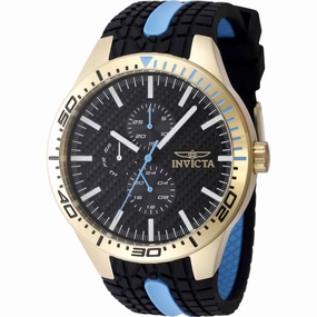 Invicta Men's Watch - Invicta Racing Yellow Gold Case Black and Blue Strap | 48874