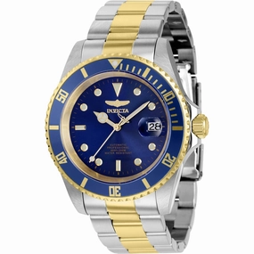 Invicta Men's Watch - Pro Diver Automatic Blue Dial Two Tone Bracelet | 8928OBXL