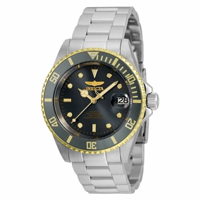 Invicta Men's Watch - Pro Diver Grey Dial Silver Stainless Steel Bracelet | 35847