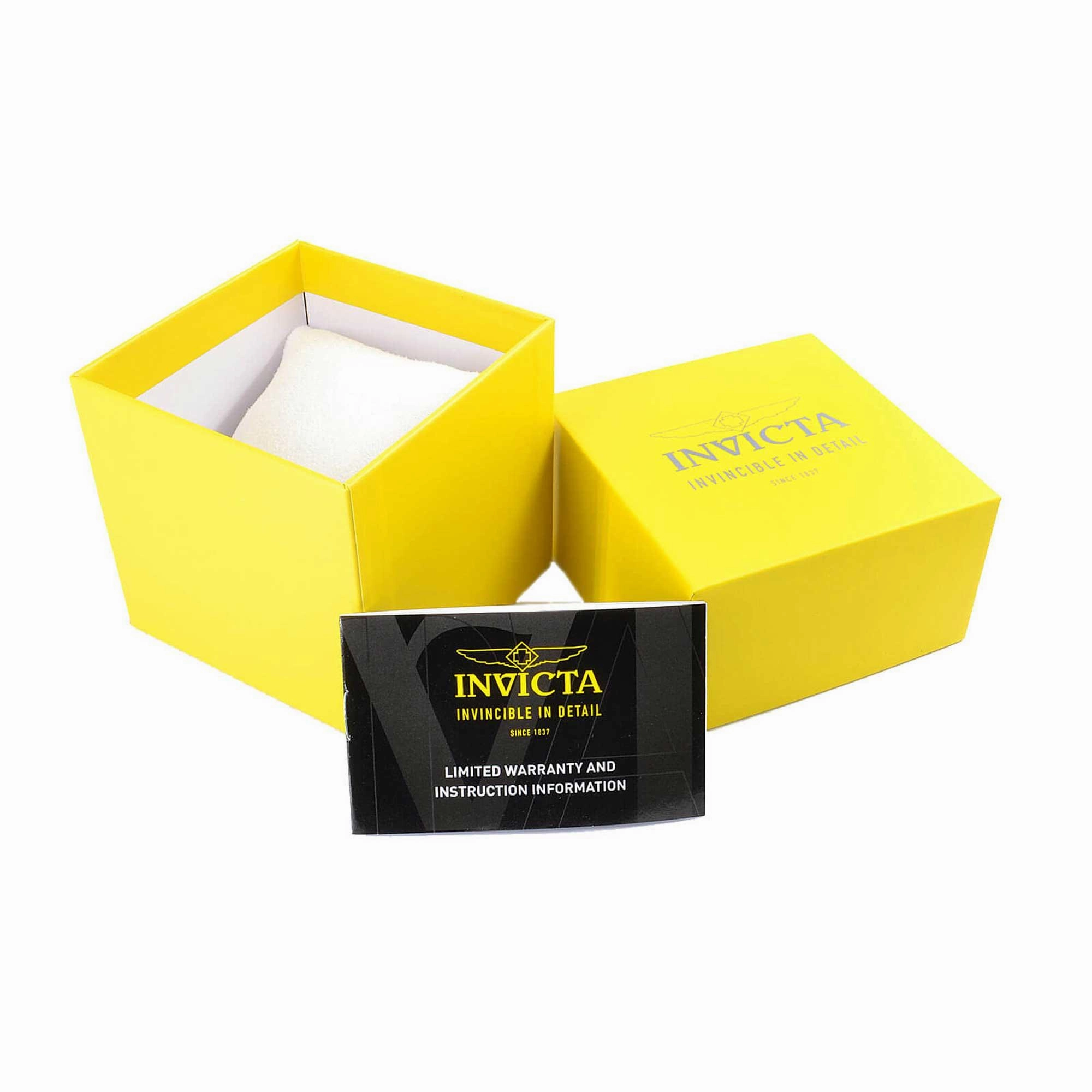 Invicta Men's Watch - Specialty Gunmetal and White Dial Black Silicone Strap | 35687