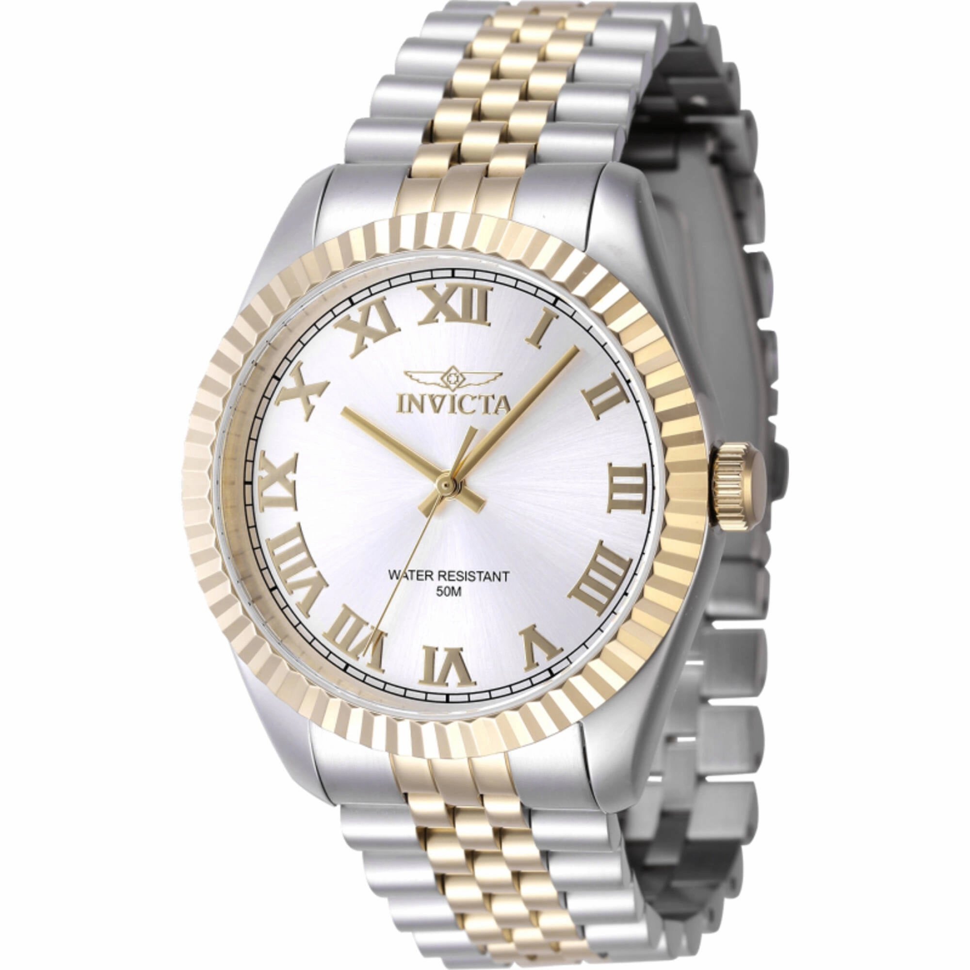 Invicta Men's Watch - Specialty Silver Dial Two Tone Steel Bracelet Quartz | 47402