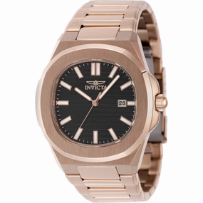 Invicta Men's Watch - Speedway Quartz Brown Dial Rose Gold Bracelet | 48519