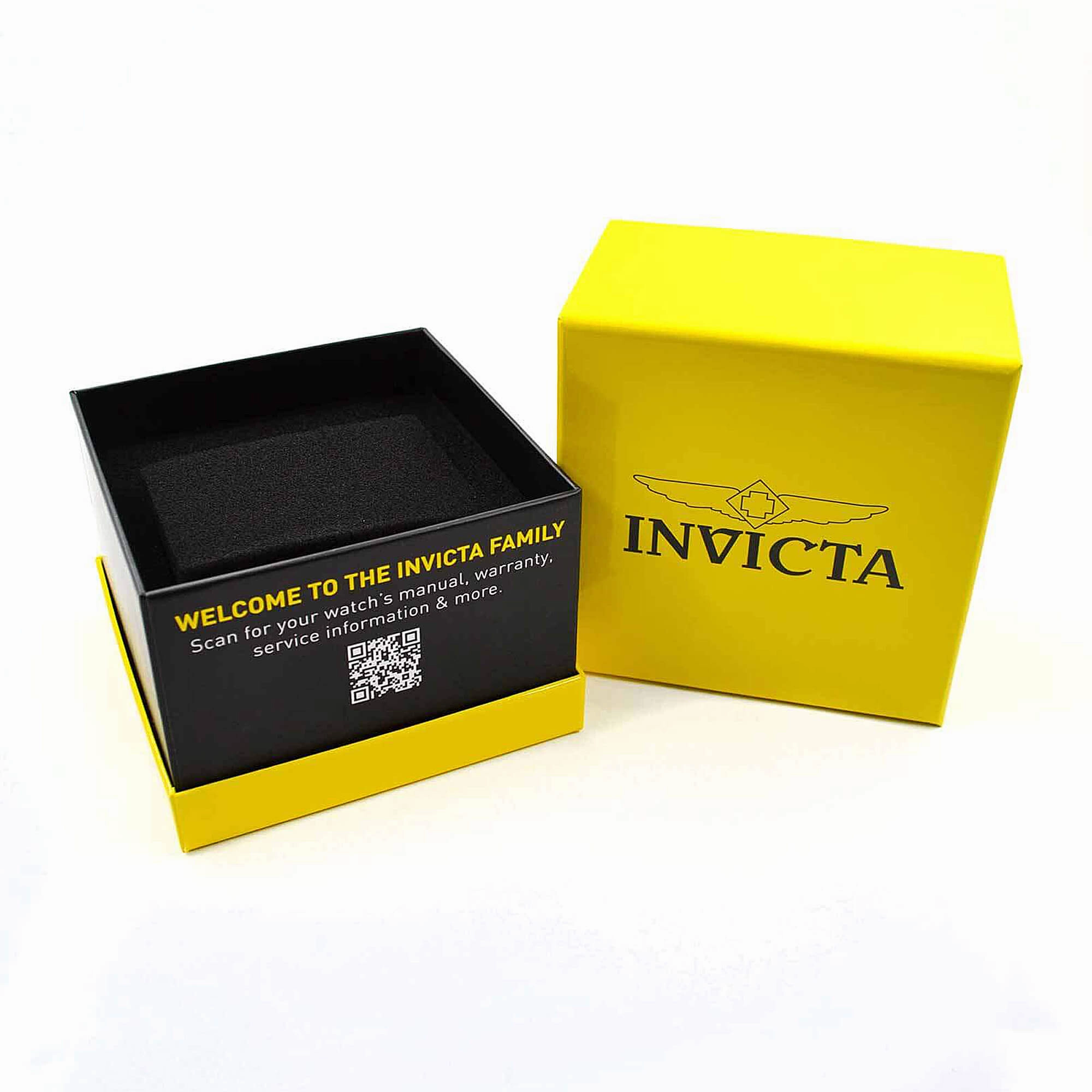 Invicta Men's Watch S1 Rally Automatic Skeleton Dial Orange Strap Chrono 49033