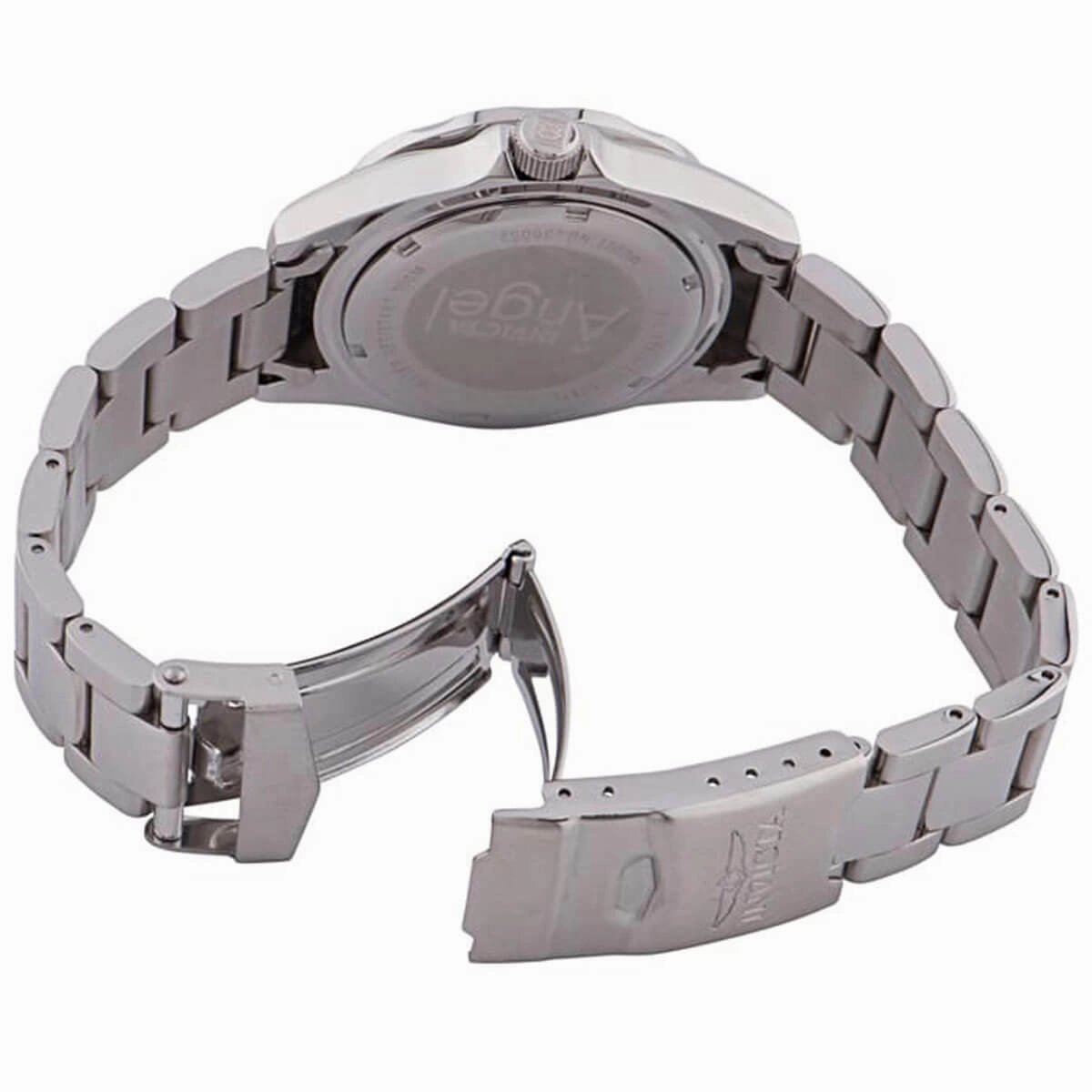 Invicta Women's Quartz Watch - Angel Silver Tone Dial Stainless Steel Bracelet | 36052