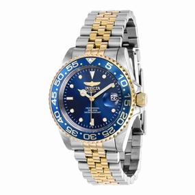Invicta Women's Watch - Pro Diver Quartz Blue Dial Date Display Rotating Bezel | 37164