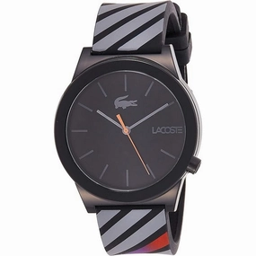 LACOSTE 2010936 Analogue Quartz Black Silicone Men's Watch